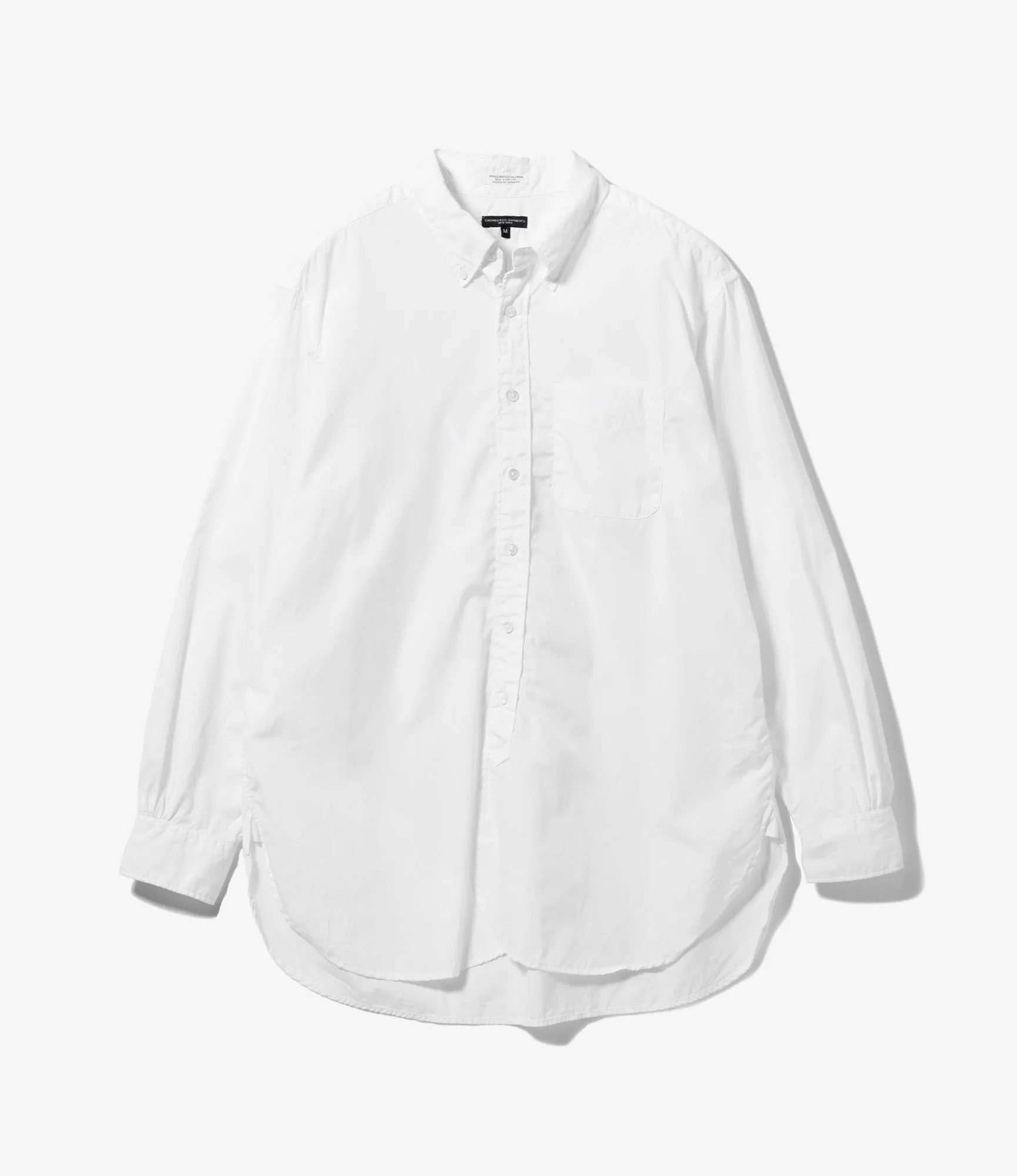 19th Century Button Down Shirt ?C?White Broadcloth Comfort Style thermal