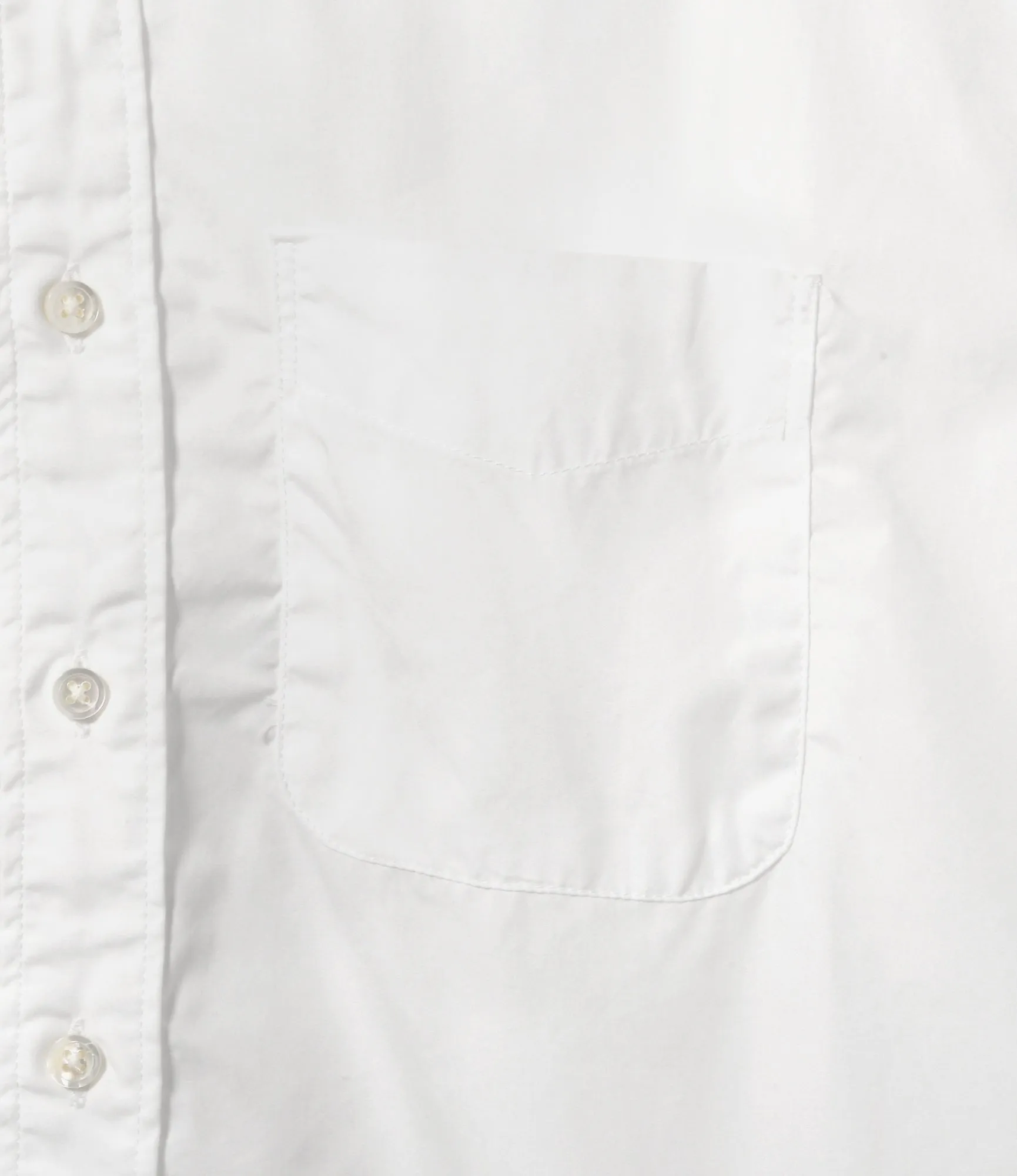 Easy Look 19th Century Button Down Shirt ?C?White Broadcloth