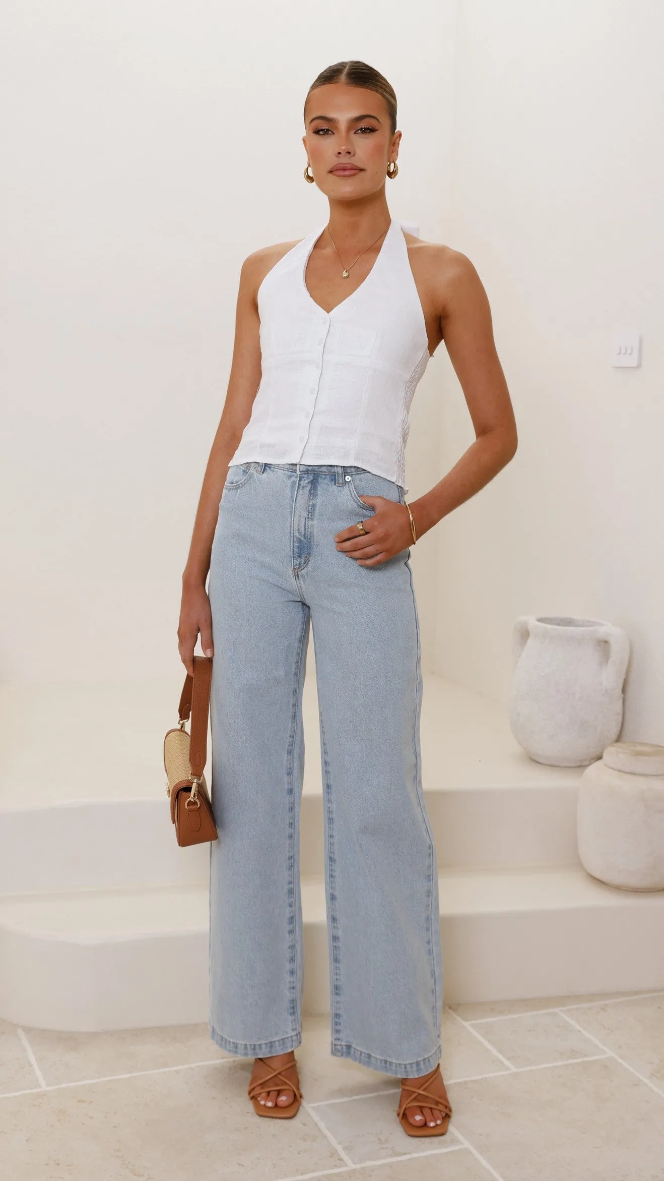 Slim Cut Picnic Style Creative Look Minimalist Style Abrand 94 Wide - Kendall