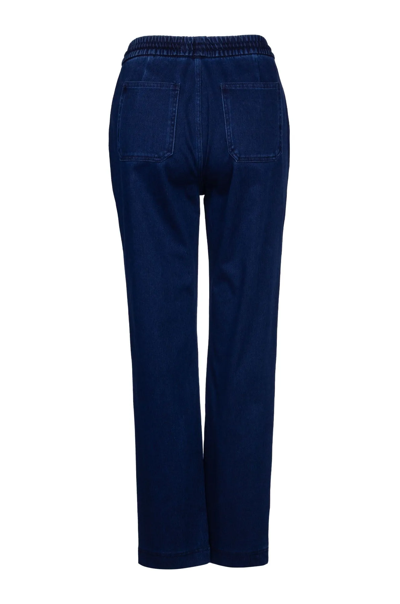 High Quality Material Wonder Stretch Denim Short Jeans | DARK BLUE | 6944B1