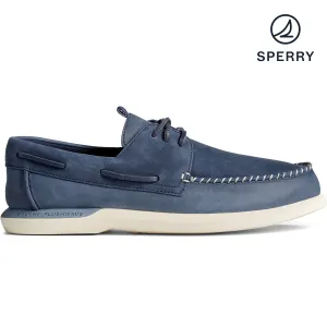 Men's Authentic Original PLUSHWAVE 2.0 Boat Shoe - Navy (STS23941) Slip On Construction