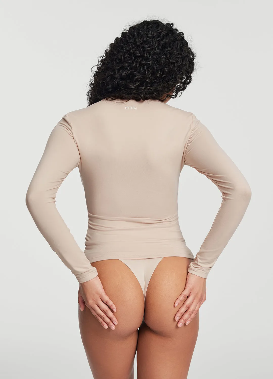 Animal print wildness Comfy Look Wear Quarter Zip Long Sleeve Top