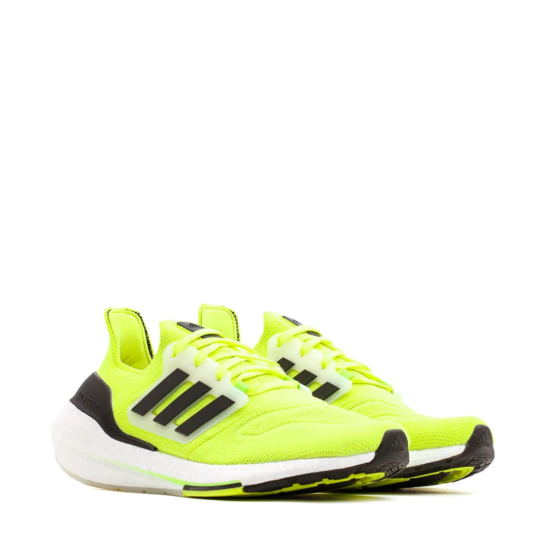 Adidas Running Men Ultraboost 22 Yellow GX6639 running gait analysis