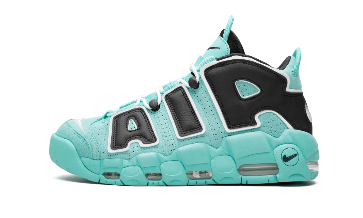 Air More Uptempo 96 QS "Light Aqua" suede upper Quick drying material