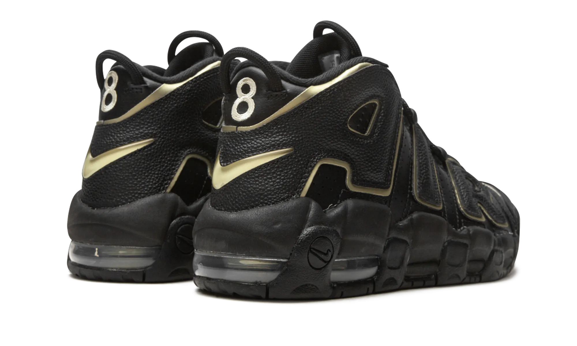 night - running shoes Air More Uptempo GS "Black / Gold"