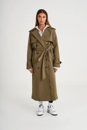 Recycled Textile Trench Coat
