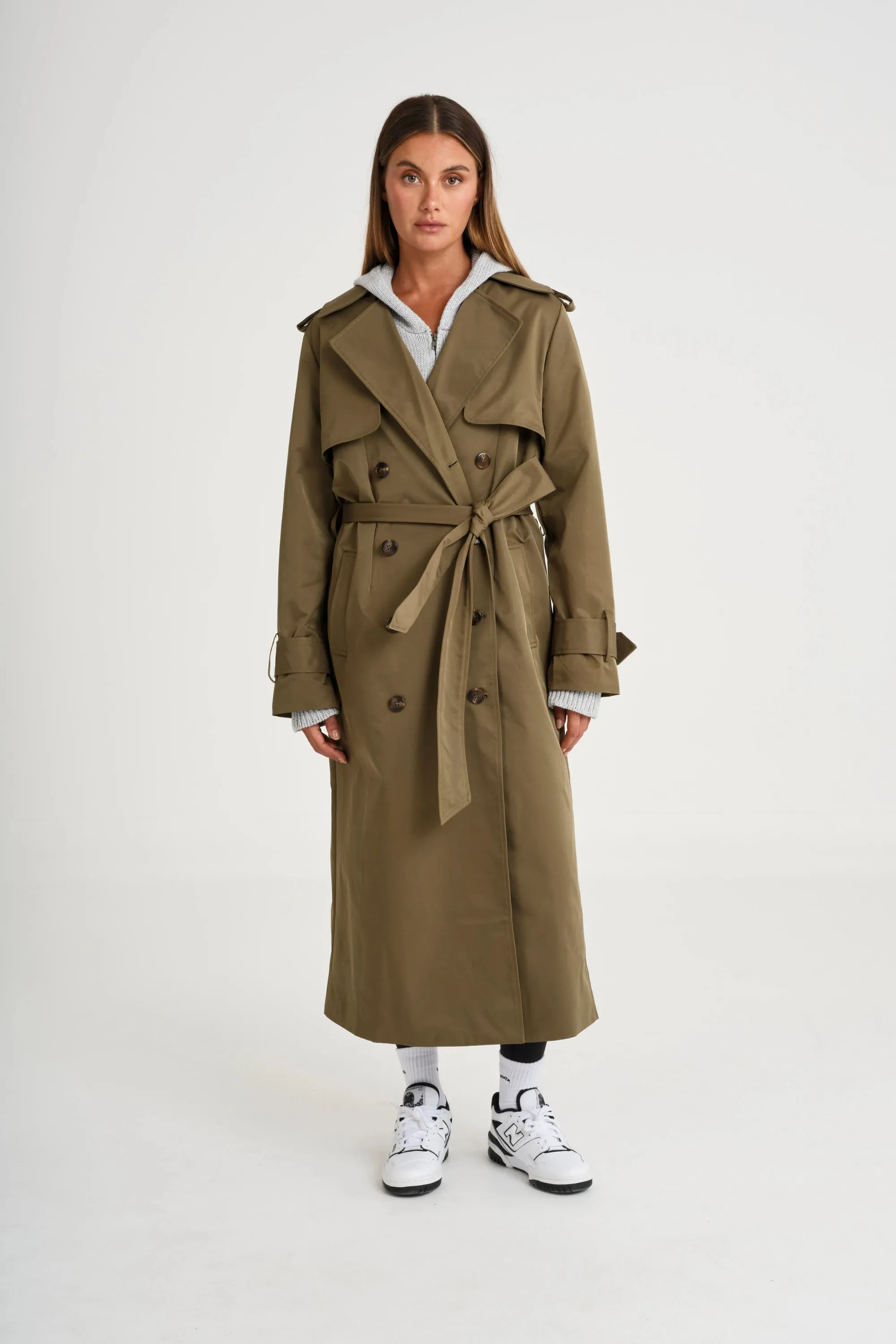 Recycled Textile Trench Coat