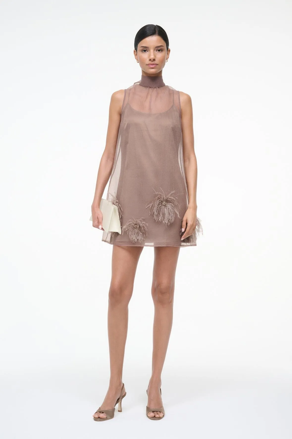 ALBEE MINI DRESS | TRUFFLE Subtle Elegance