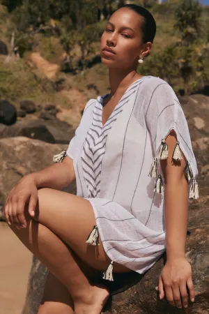 Essential Clothing Everyday Flex Aleah Tunic Top in Mariner