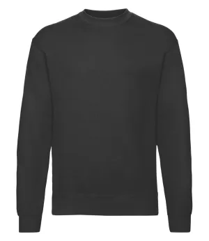 Sporty Style Set In Sleeve Sweatshirt | BLACK