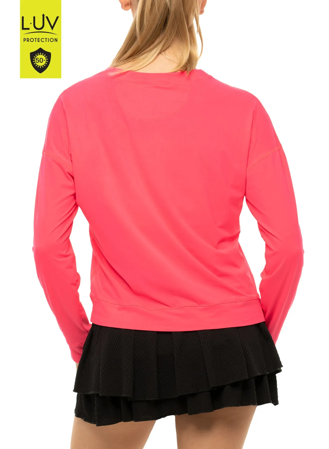 Layered Shoulder Design Relax Fit Design Hype Long Sleeve