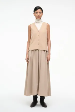 Vibrant color Effortless Fit MADELINE DRESS | WHEAT