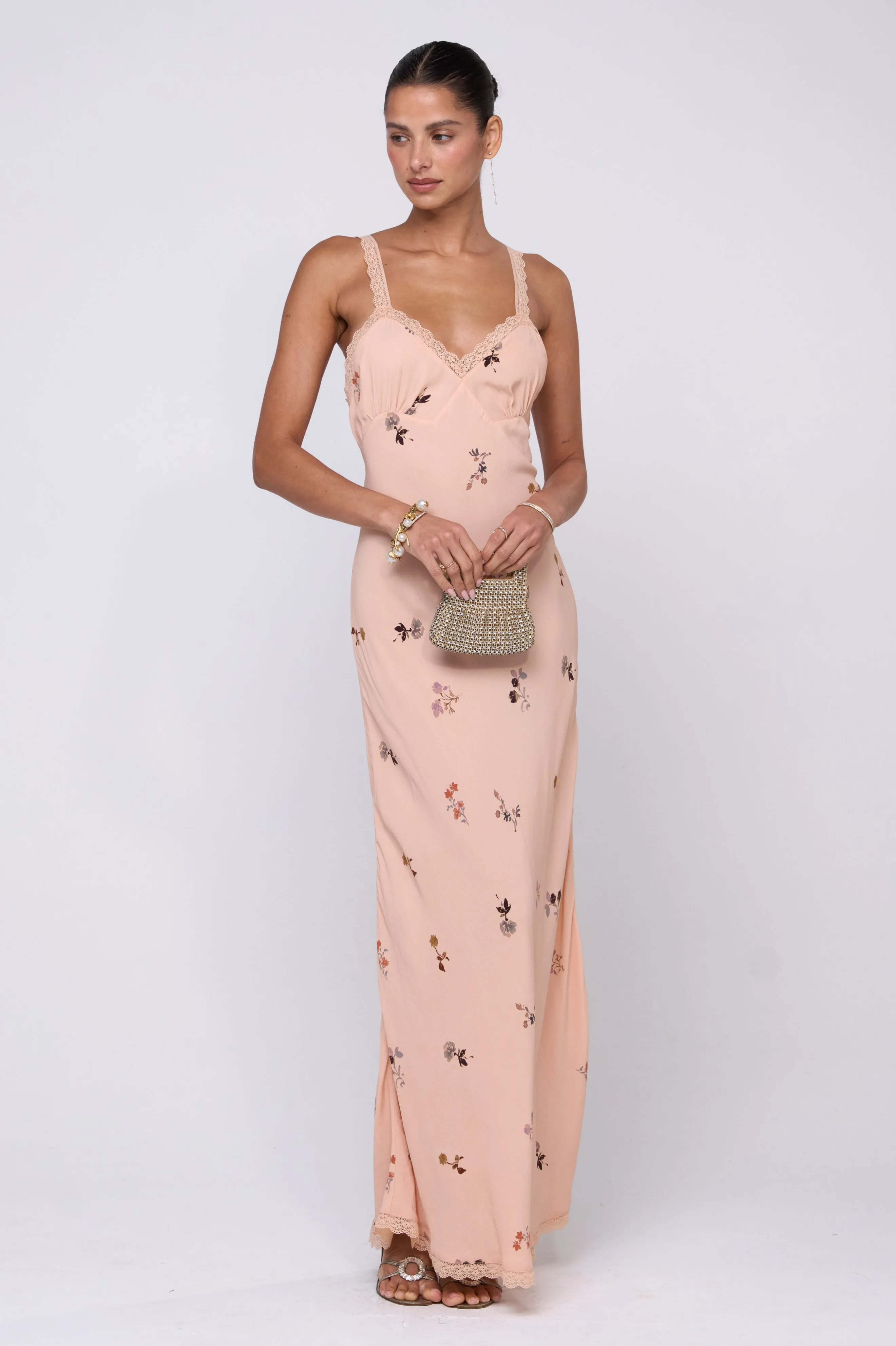 Simple Texture Style Upgrade Anais Dress in Fleur