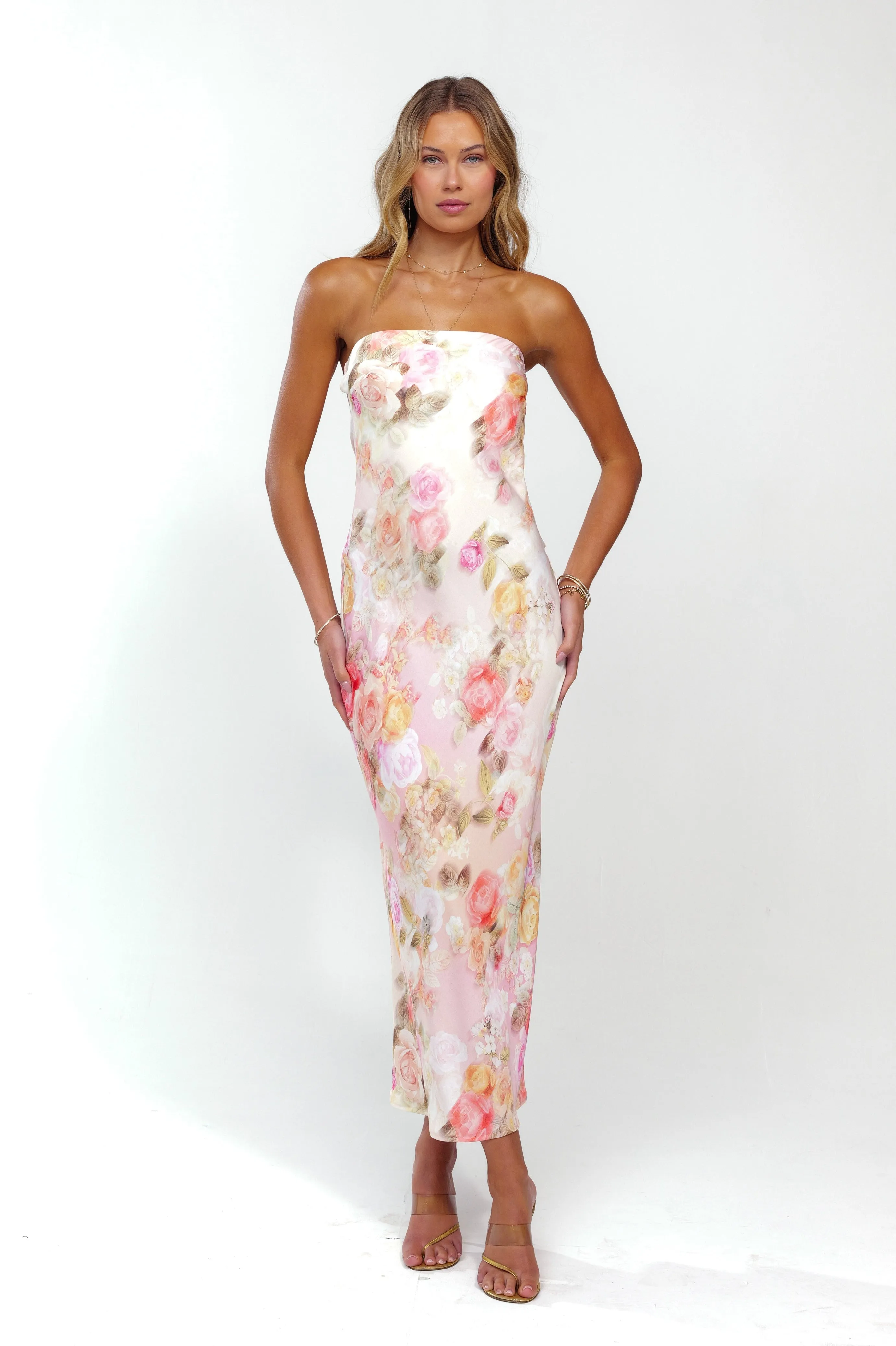 vacation look Draped Fabric Anna Slip in Aspen