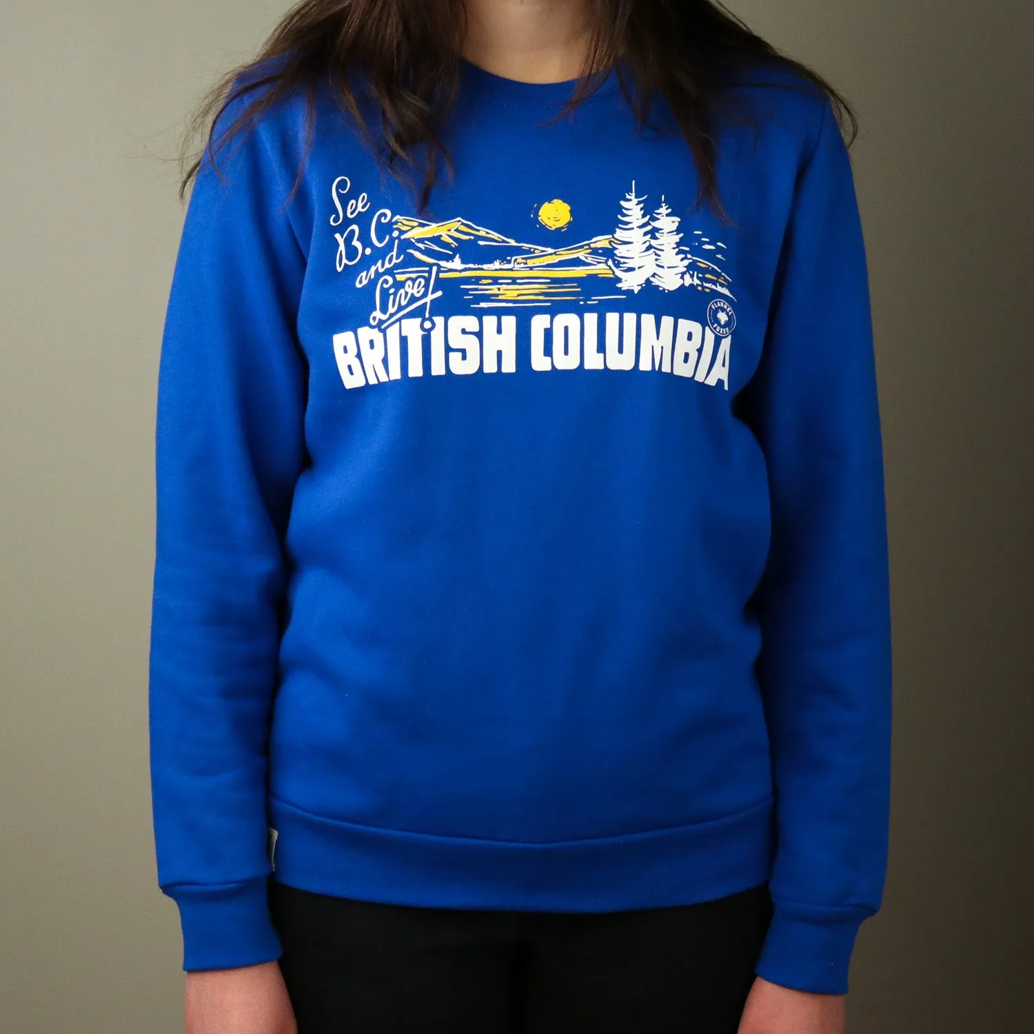 British Columbia Sweatshirt Sheer Fit Effortless Style