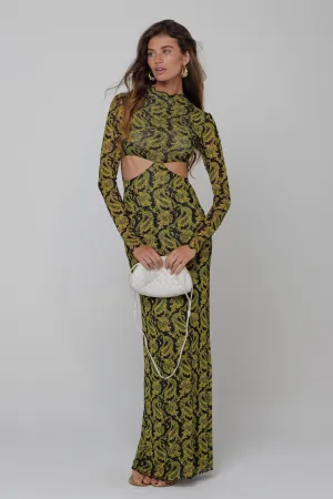 Casual Tones Fitted Neat Audrey Dress in Sorrento