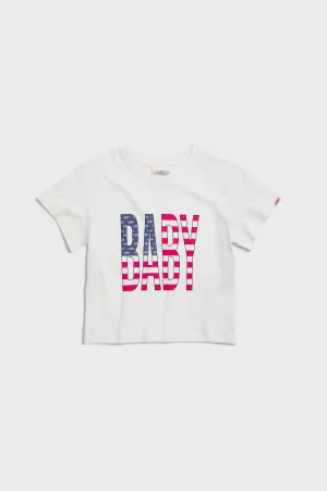 Baby USA Tee Soft touch finish ethical