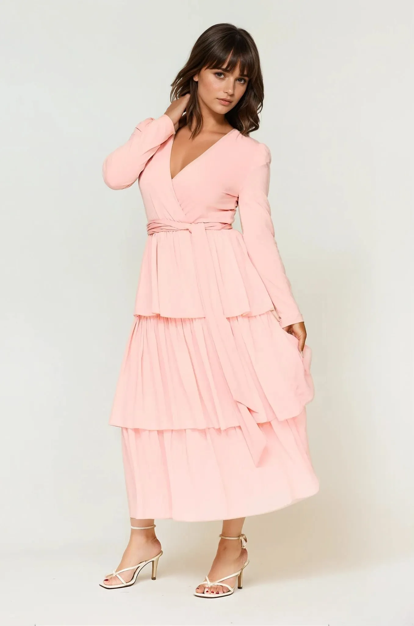 Flattering Cut Olivia Dress Pink