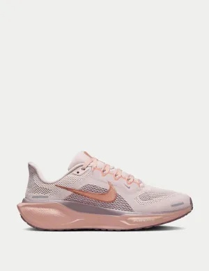 Pegasus 41 Shoes - Silt Red/Metallic Rose Gold/Particle Pink Non Compressible Foam