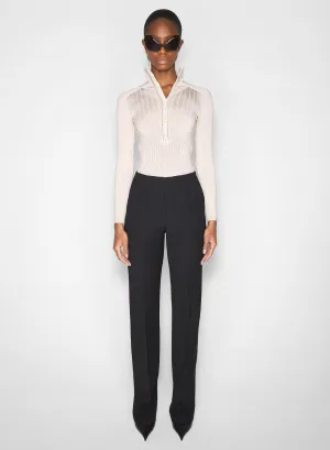 black straight boned pants Quick drying material Flexible Seam