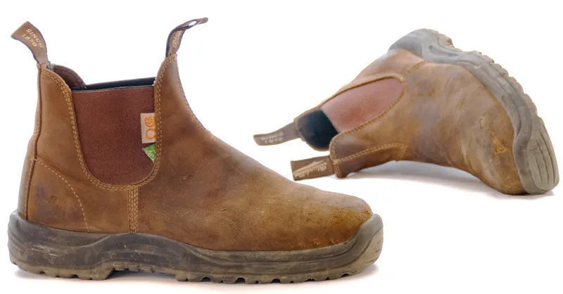 Blundstone 164 - Work & Safety Saddle Brown Work Life Elastic laces