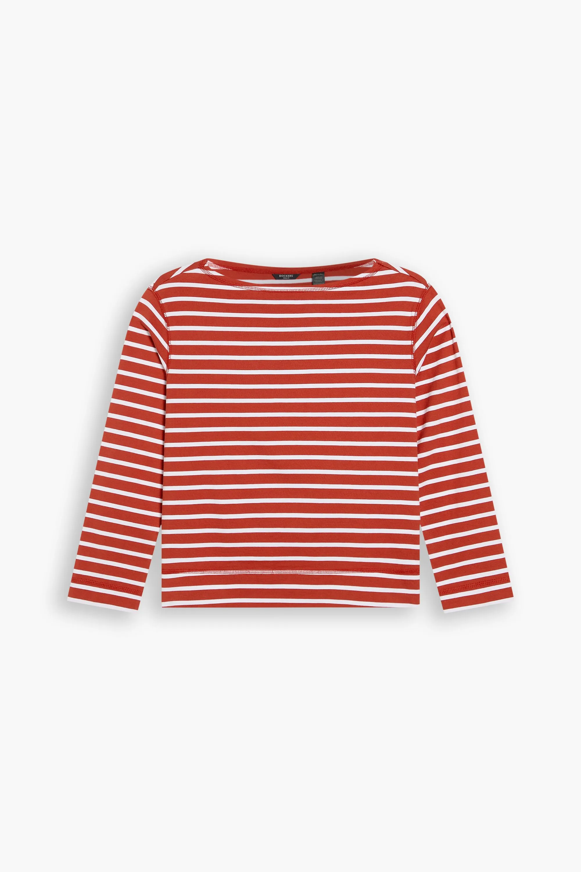 Boatneck Tee, Regular Fit MultiPly Fabric