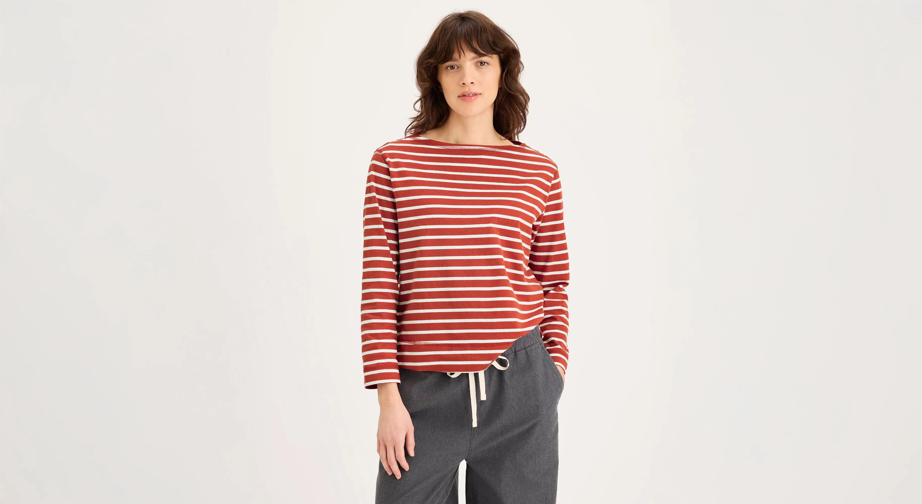 Preppy Sport Performance Boatneck Tee, Regular Fit