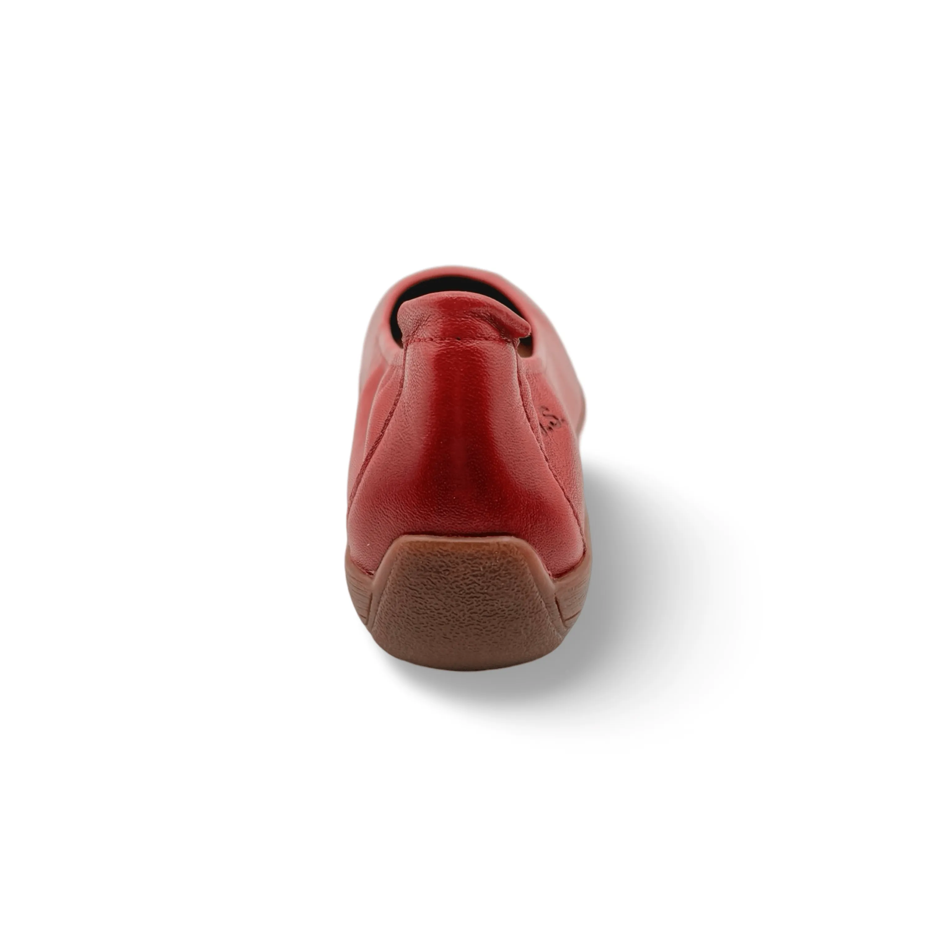 Fenja Red Leather Flat Airflow Ventilation Channels