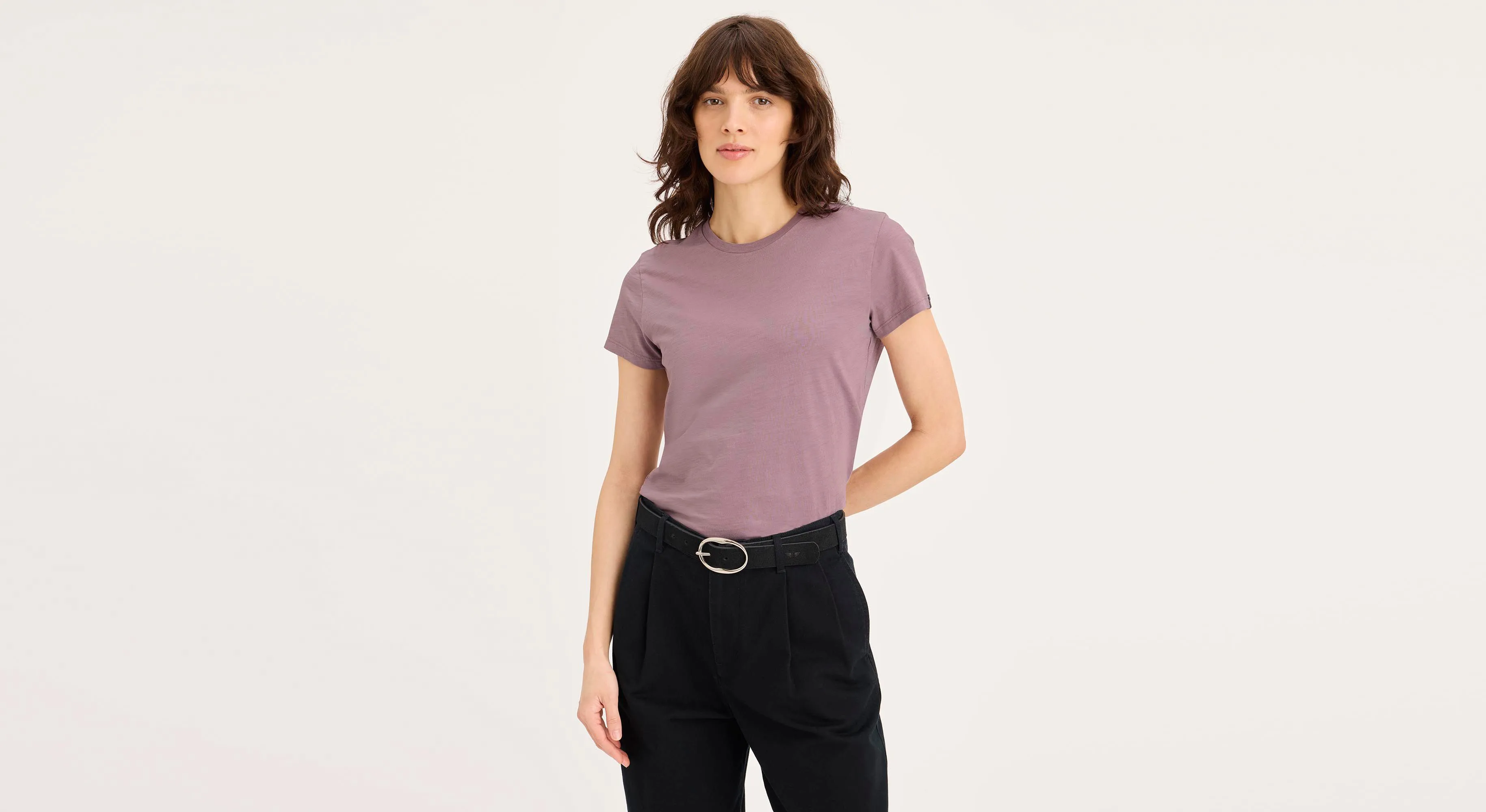 Favorite Tee Shirt, Slim Fit Fashionable Scoop neck femininity