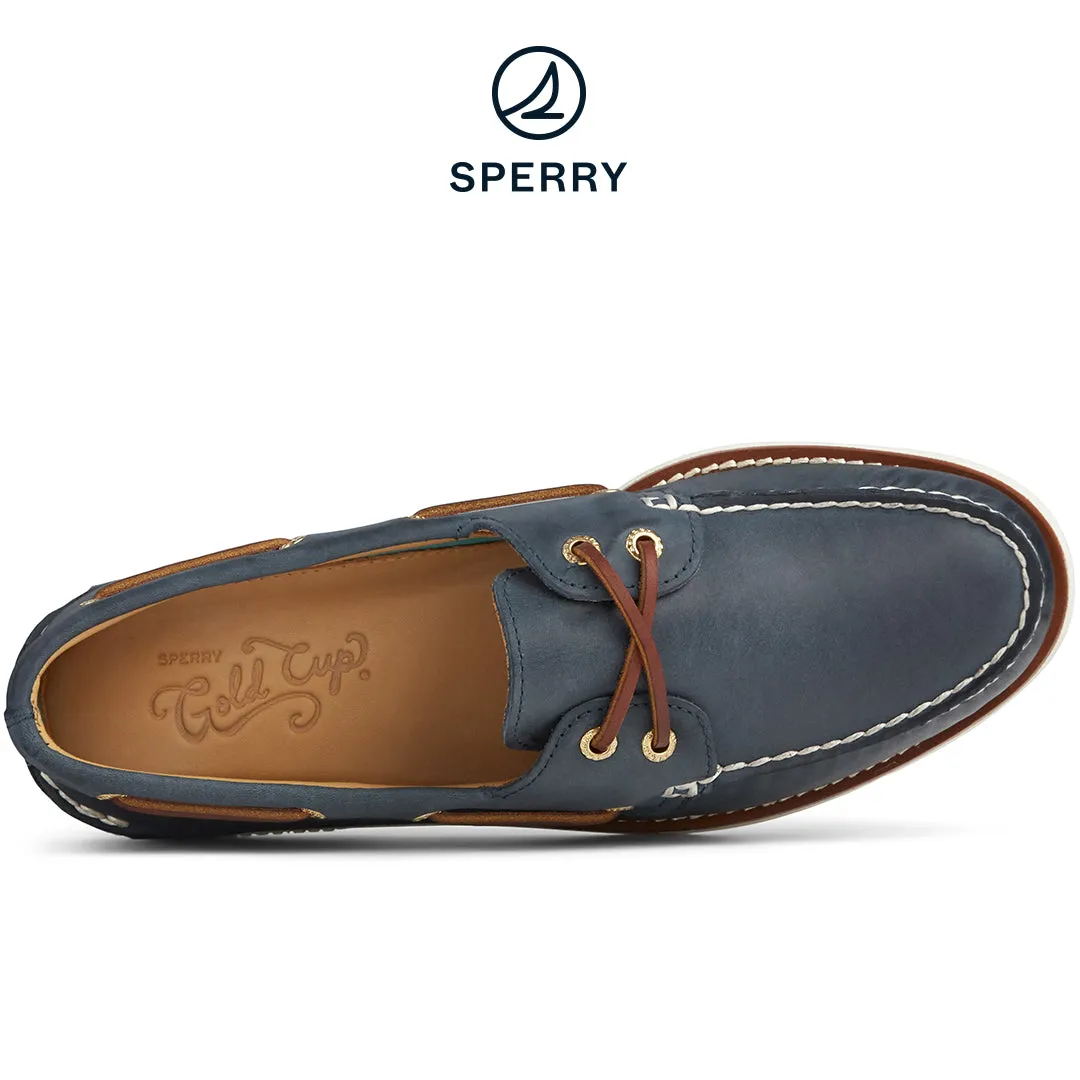Men's Gold Cup Authentic Original Boat Shoe Navy (STS158030) Active feel