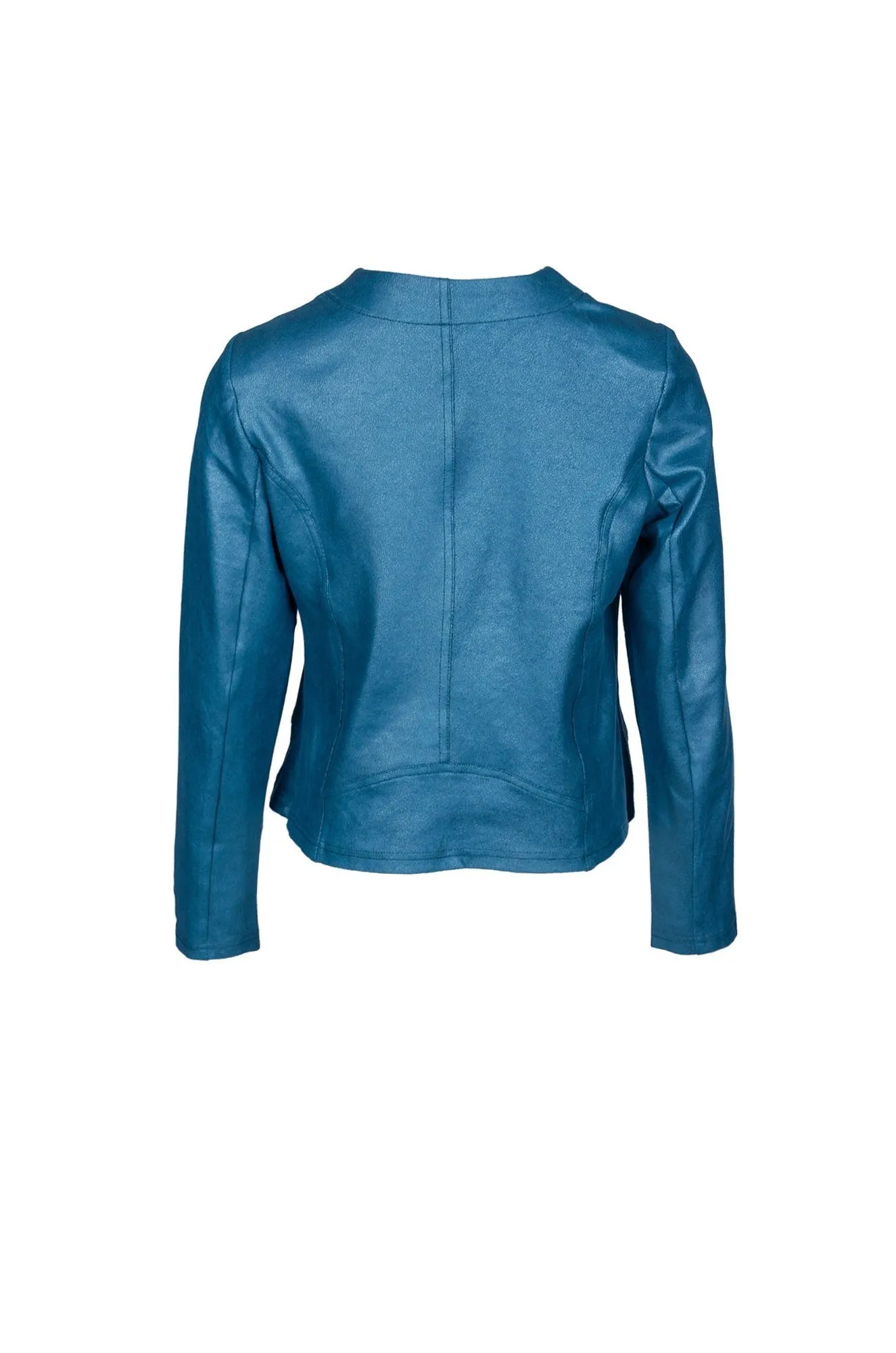 Leather Look Jacket | LAGOON | 4045B1 Layered Insulation