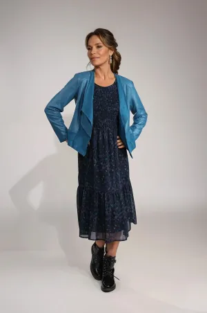 Leather Look Jacket | LAGOON | 4045B1 Airflow Optimization Smart Casual Piece