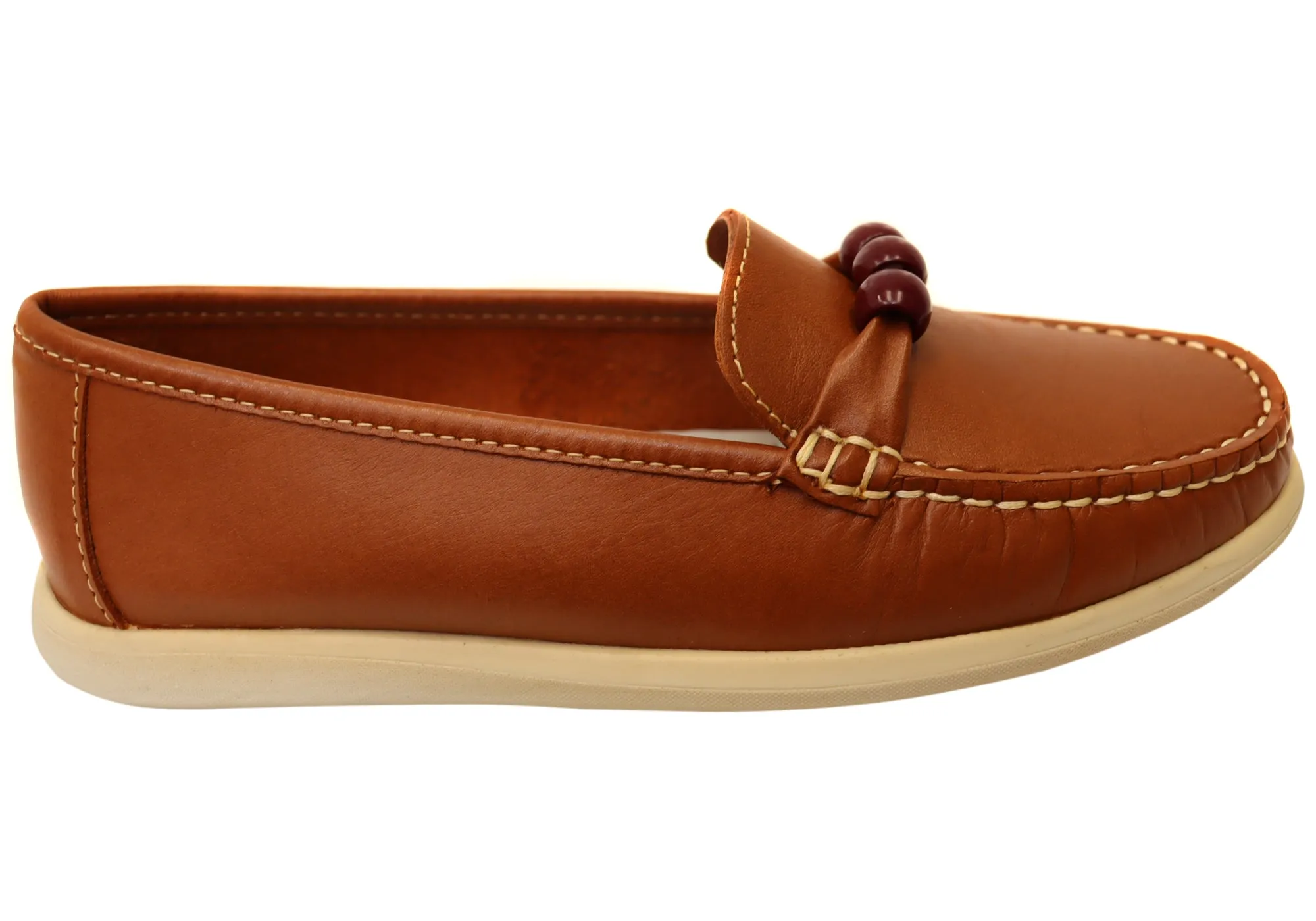 walking shoes Farm Jog Andacco Shuttle Womens Comfortable Leather Loafers Made In Brazil