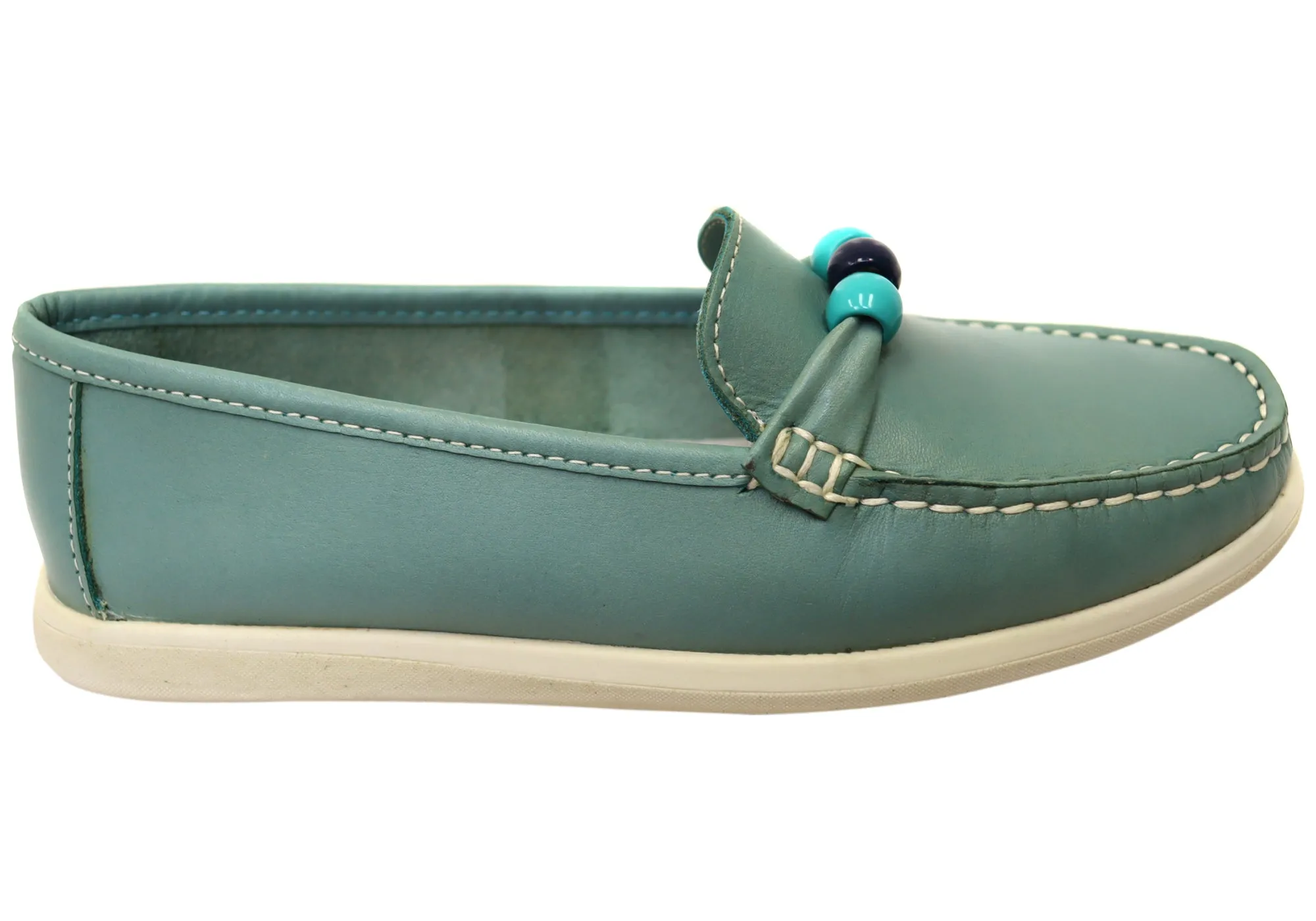 Steady Motion Trendy Shoes Andacco Shuttle Womens Comfortable Leather Loafers Made In Brazil