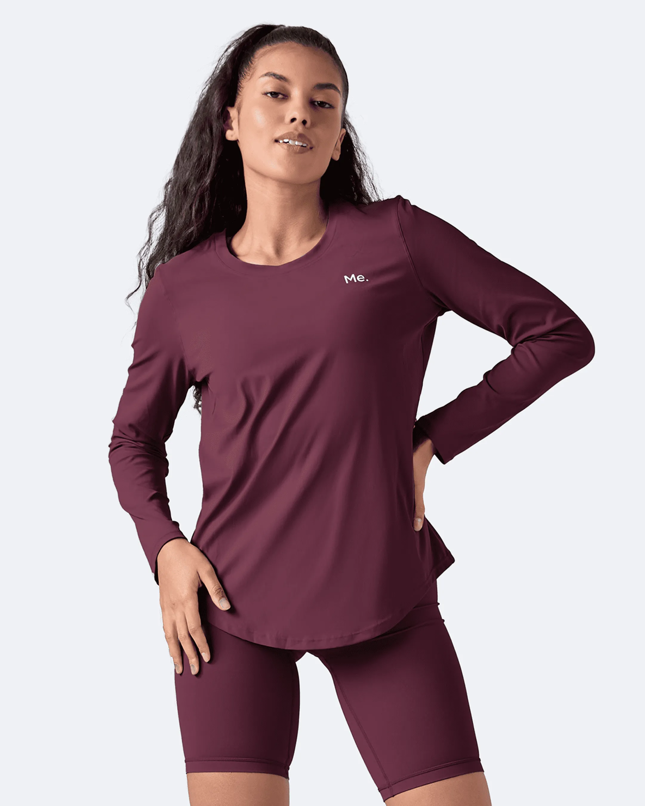 Cozy and Soft Burgundy Long Sleeve