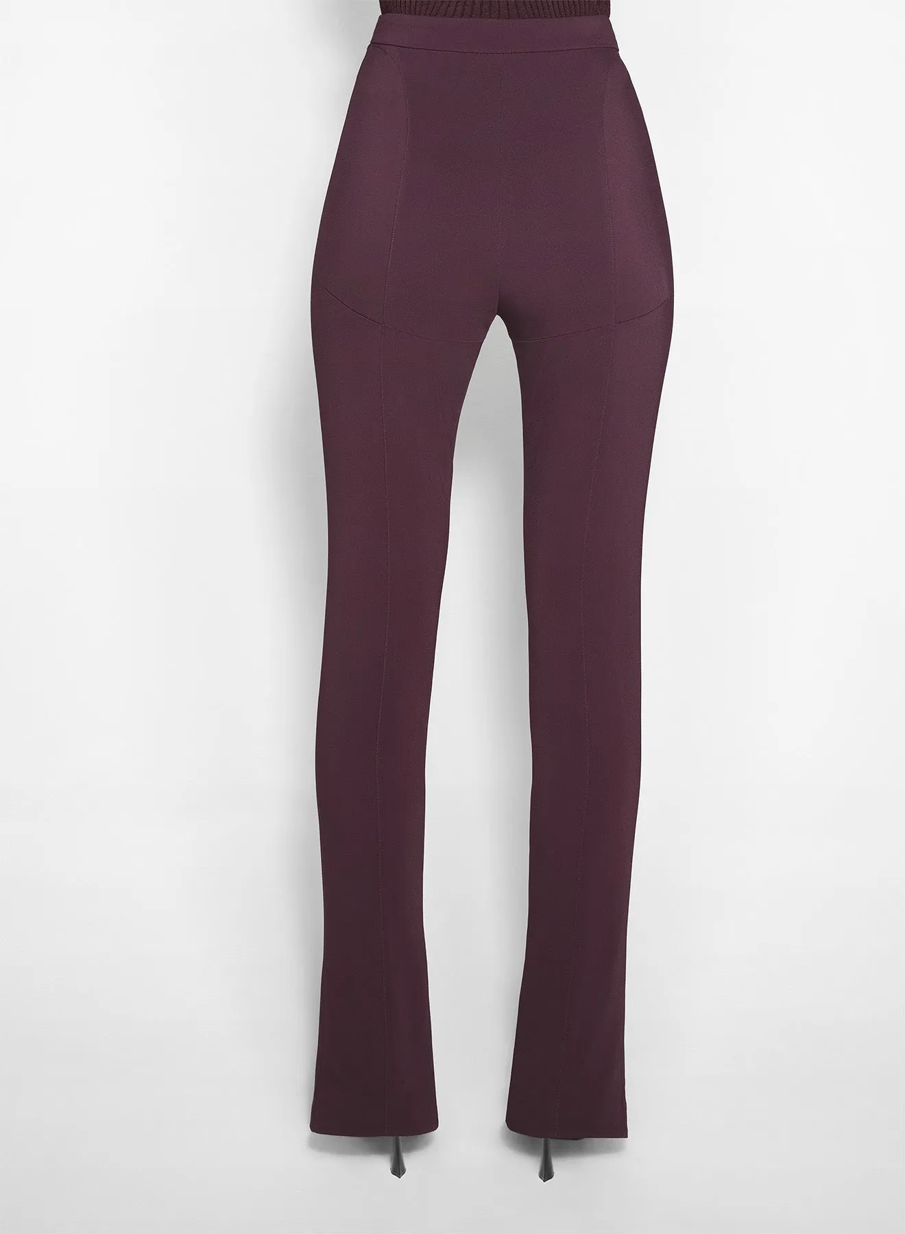 burgundy pierced pants Hypoallergenic fabric