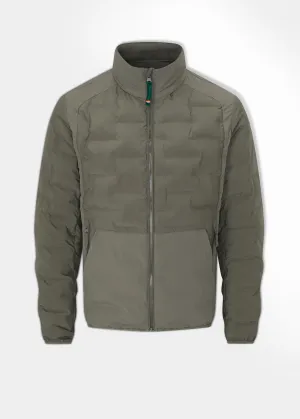 Calsall Men's Hybrid Jacket In Olive - Regular Fit AntiSnag Lining Material Airflow Optimization