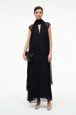 Silky Silhouette Euro Touch CAMILLA MAXI DRESS | BLACK