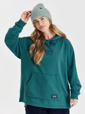 Essential Outerwear Camille Oversized Hoodie Dark Green