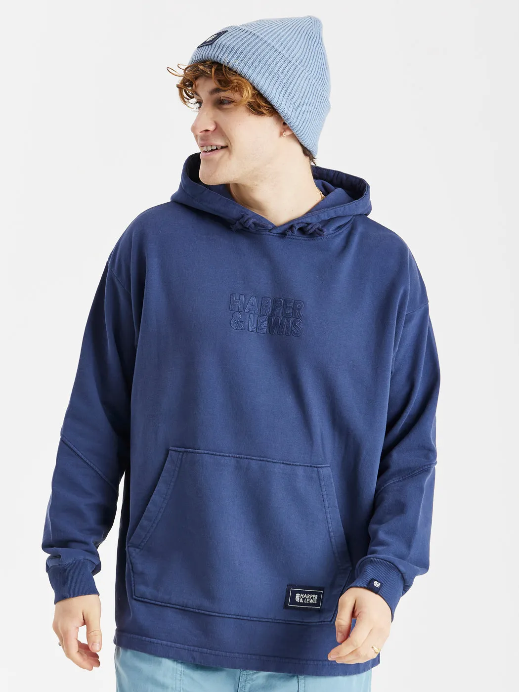 product camping suitability Camille Oversized Hoodie Navy