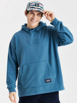 All Season Wear product sporty style statement Camille Oversized Hoodie Petrol