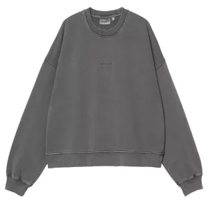 product personalized touch Carhartt WIP Womens Benton Sweat Black Garment Dyed