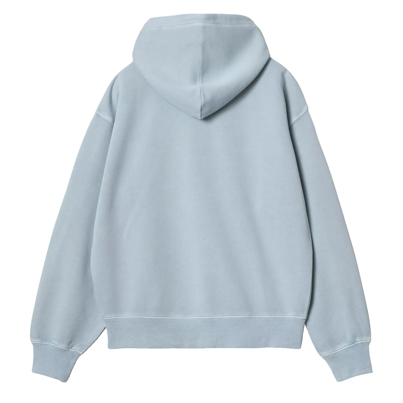 Carhartt WIP Womens Hooded Nelson Sweat Dusty Ice Garment Dyed Semi Formal