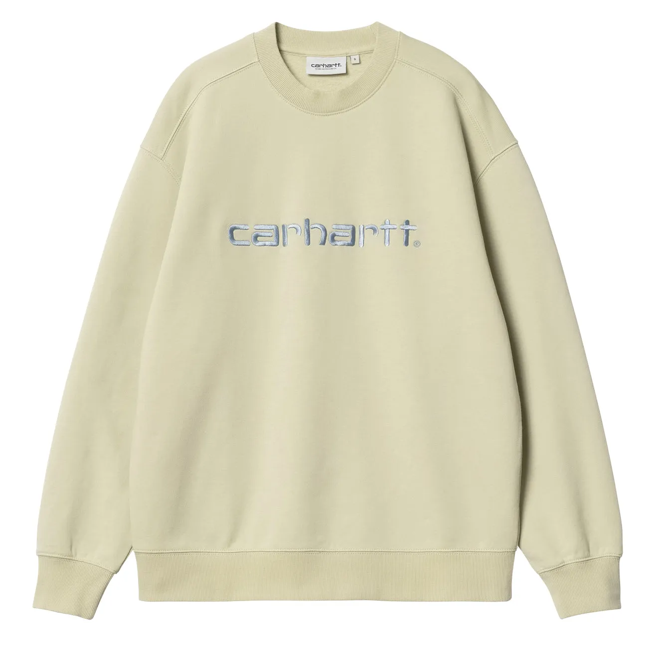 Carhartt WIP Womens Sweat Beryl / Frosted Blue product patch uniqueness