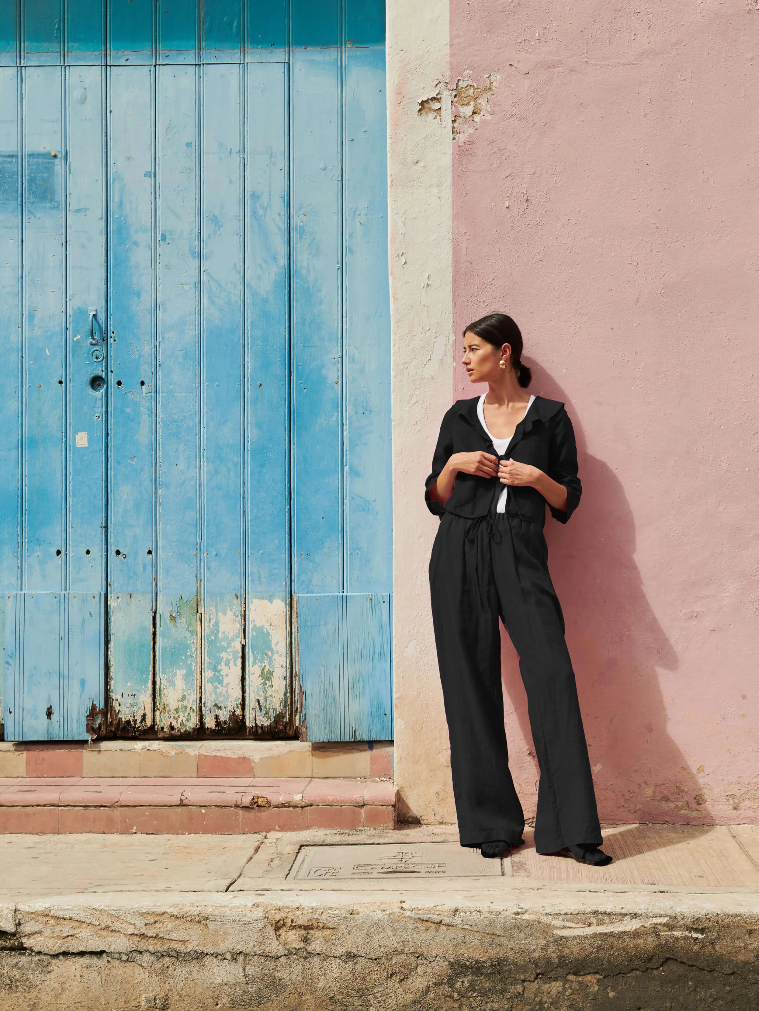 Lucia Tie Linen Pant Daily Comfort Fit