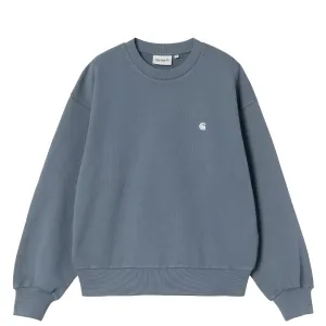 Sporty Design Carhartt WIP Womens Casey Sweatshirt Angelite / Silver
