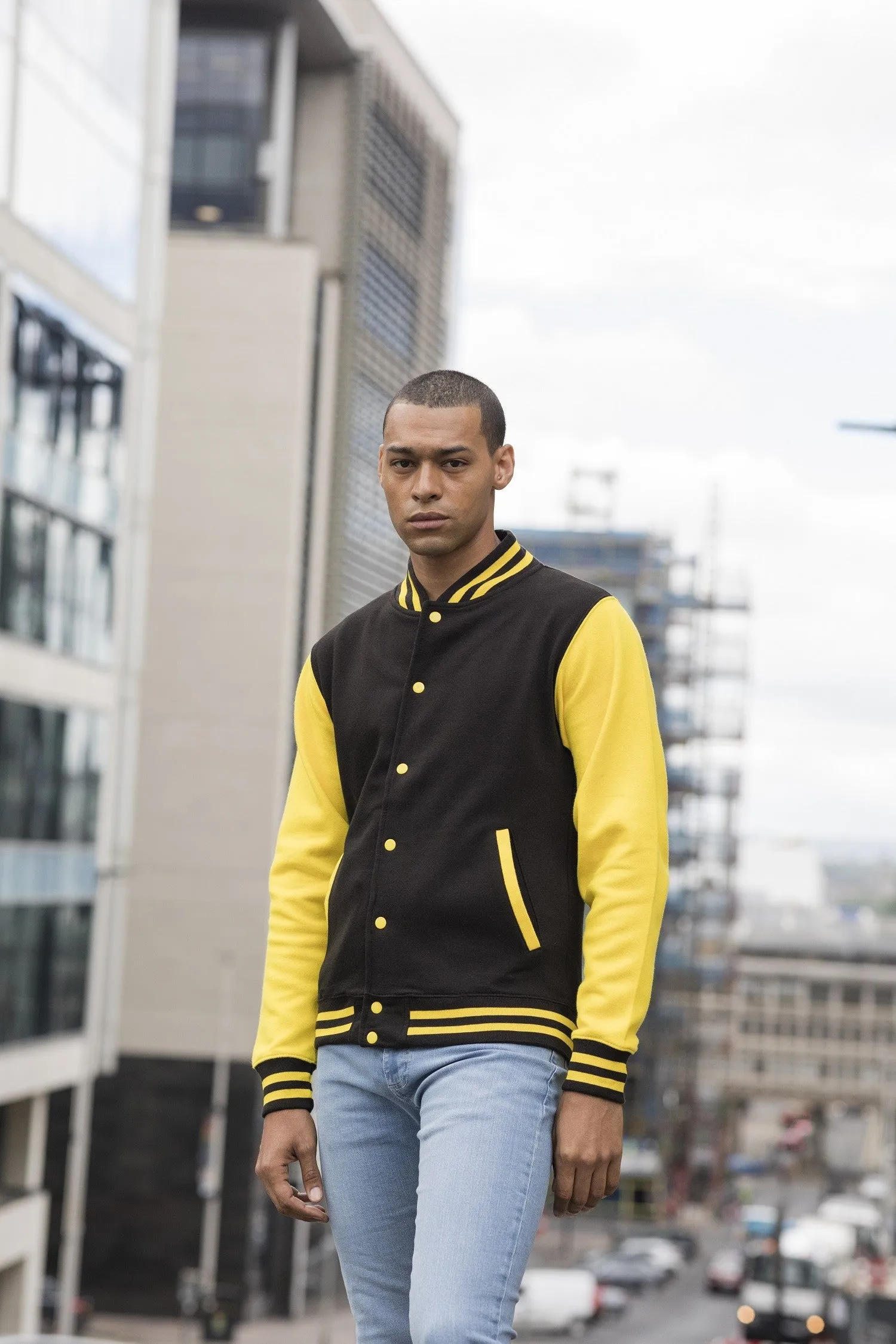 Varsity Jacket | BURGUNDY/HEATHER GREY Holiday Wear full sleeve