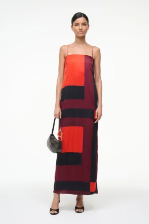 MAE SILK DRESS | RUBY PRISM Texture Blend