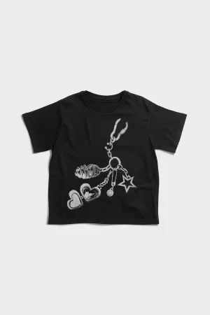 Chain Cropped Tee Light Comfort Style Essential Clothing