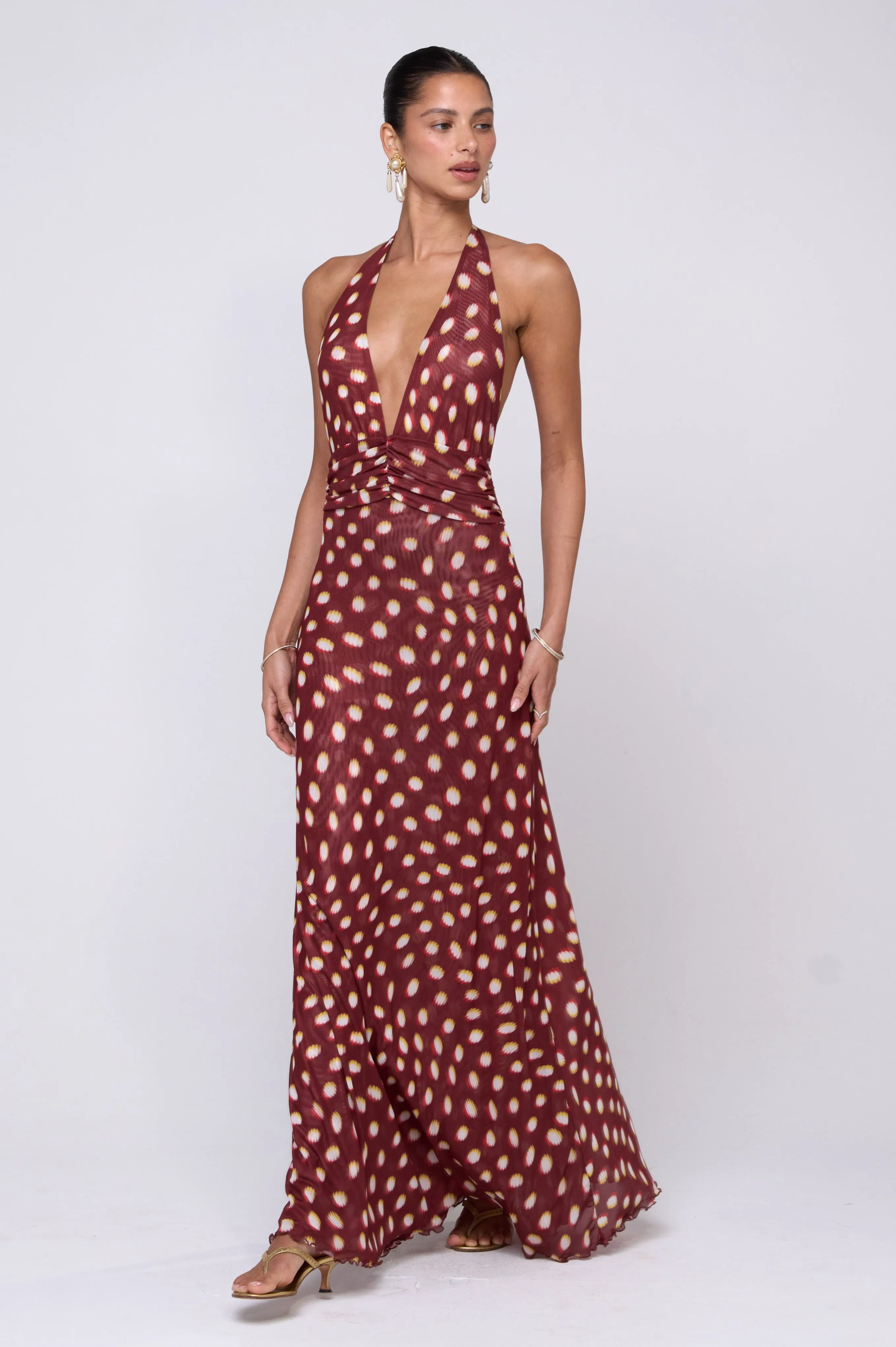 Chelsea Maxi Dress in Spice Soft cotton dress